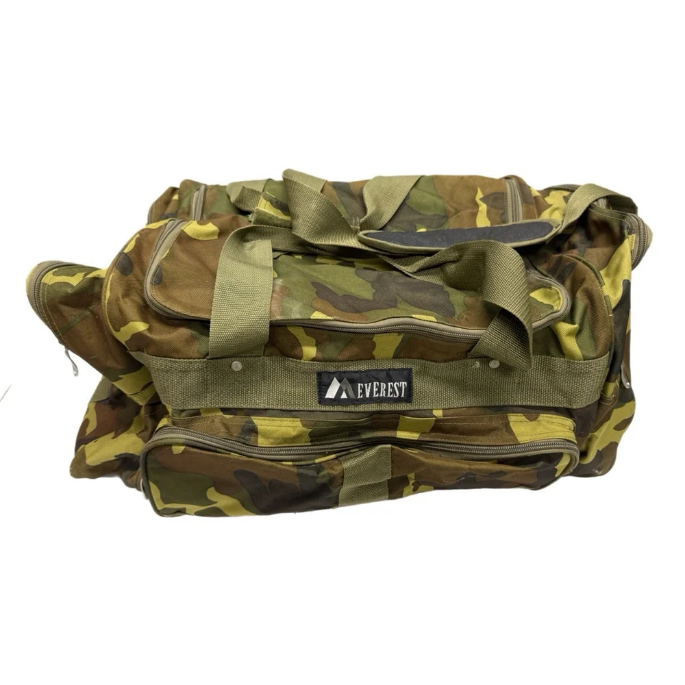 Everest Unisex Camo Duffel Bag Camouflage‎